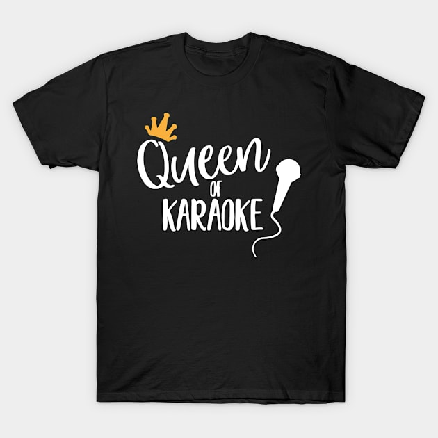 Queen Of Karaoke T-Shirt by wolulas